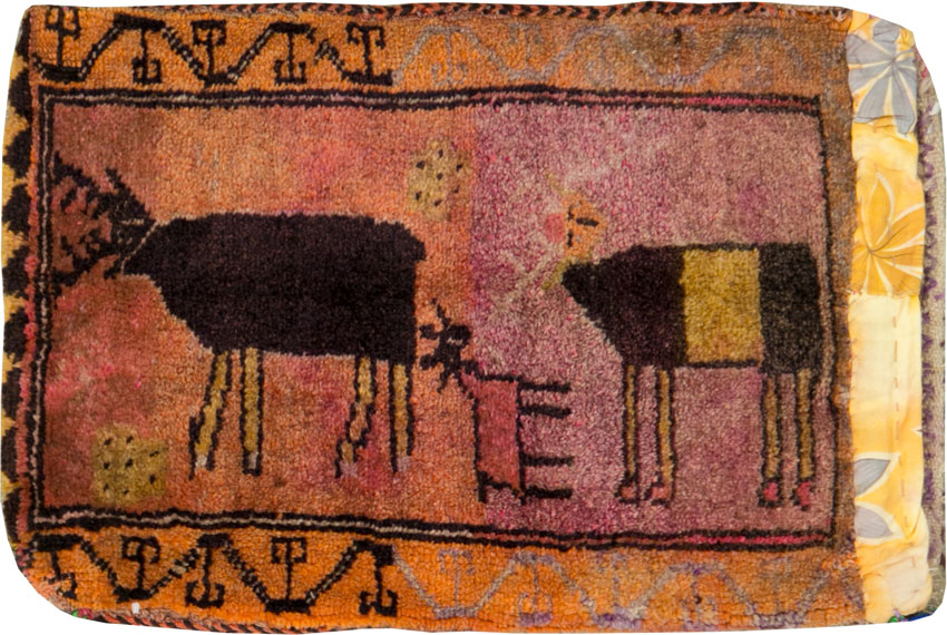 Vintage Turkish Anatolian Pictorial Rug, No.27479 - Gss