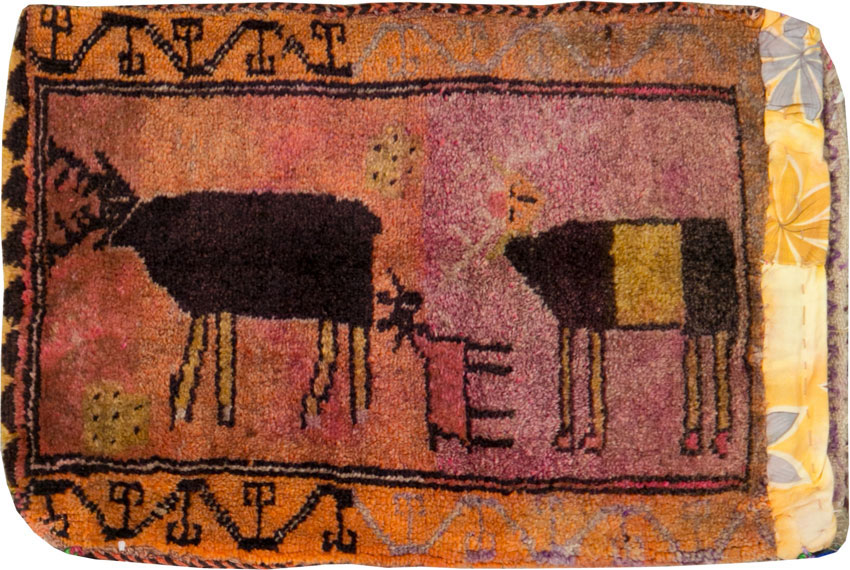 Vintage Turkish Anatolian Pictorial Rug, No.27479 - Gss