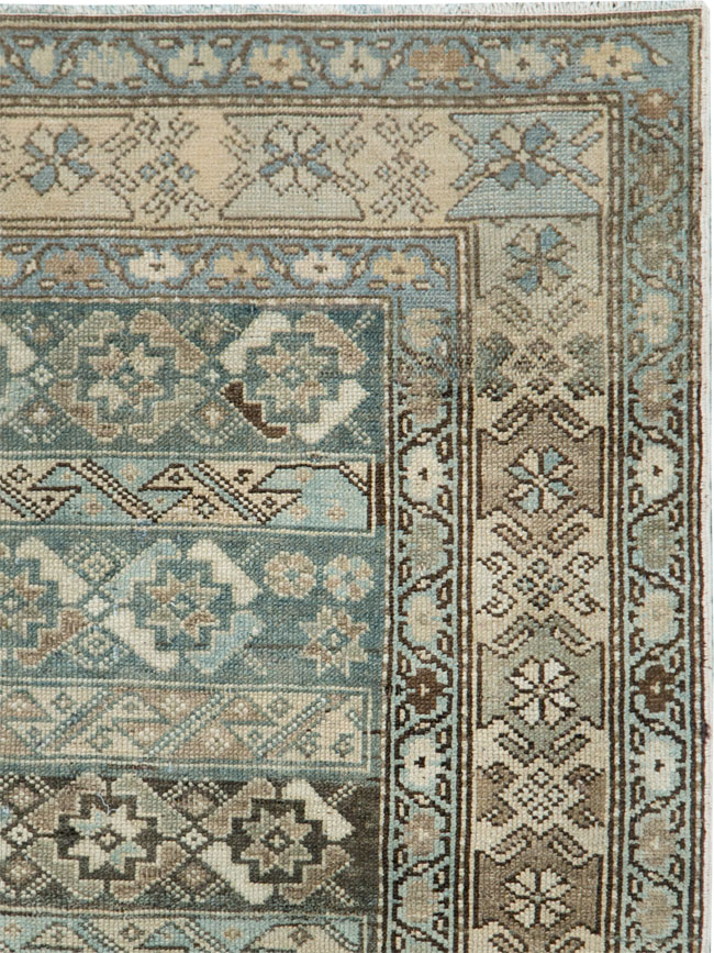 Vintage Persian Malayer Accent Rug, No.27483 - Gss