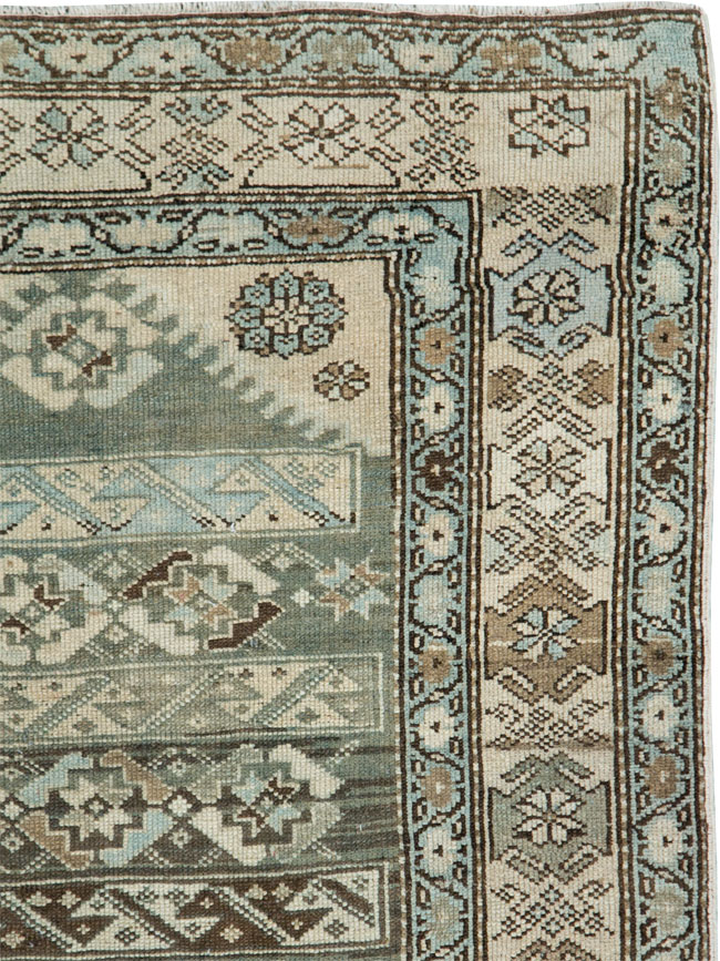 Vintage Persian Malayer Accent Rug, No.27483 - Gss