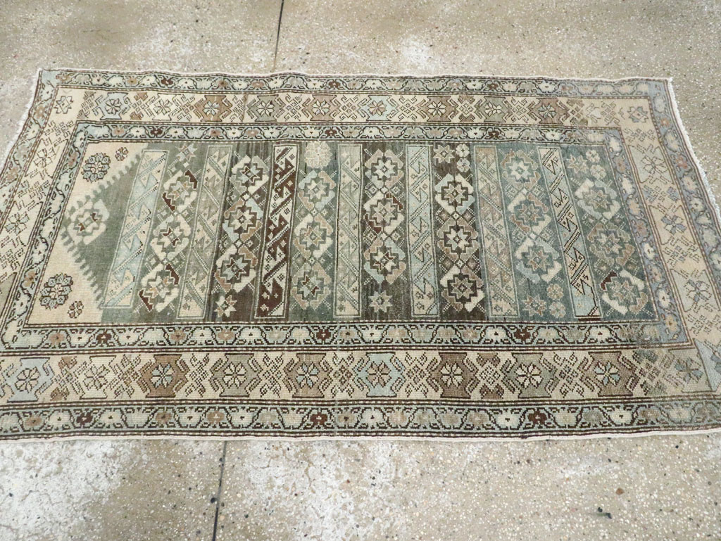Vintage Persian Malayer Accent Rug, No.27483 - Gss