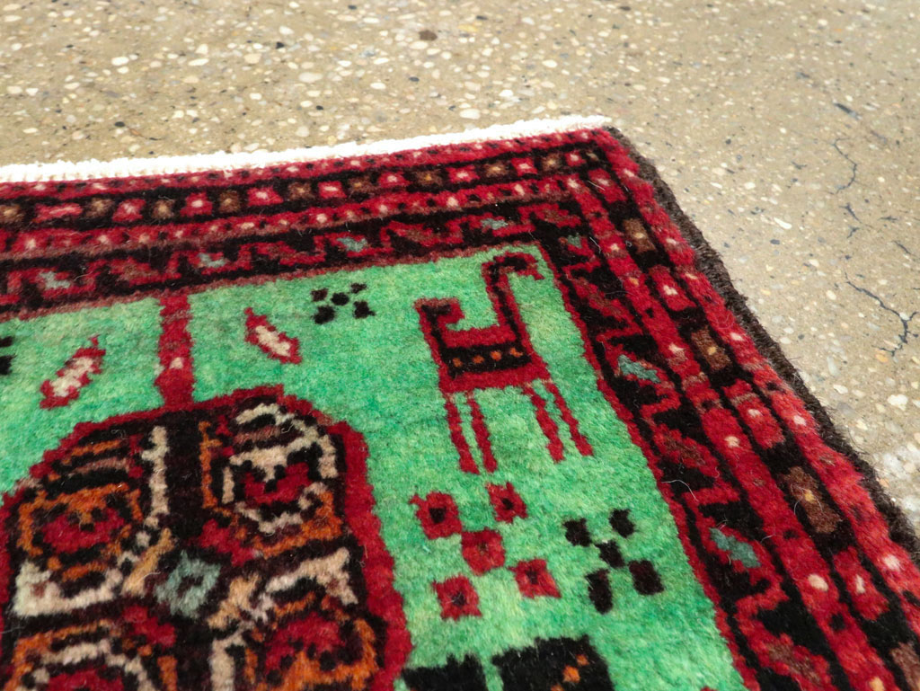 Vintage Persian Baluch Tribal Throw Rug (Pair: 1 of 4), No.27492 - Gss