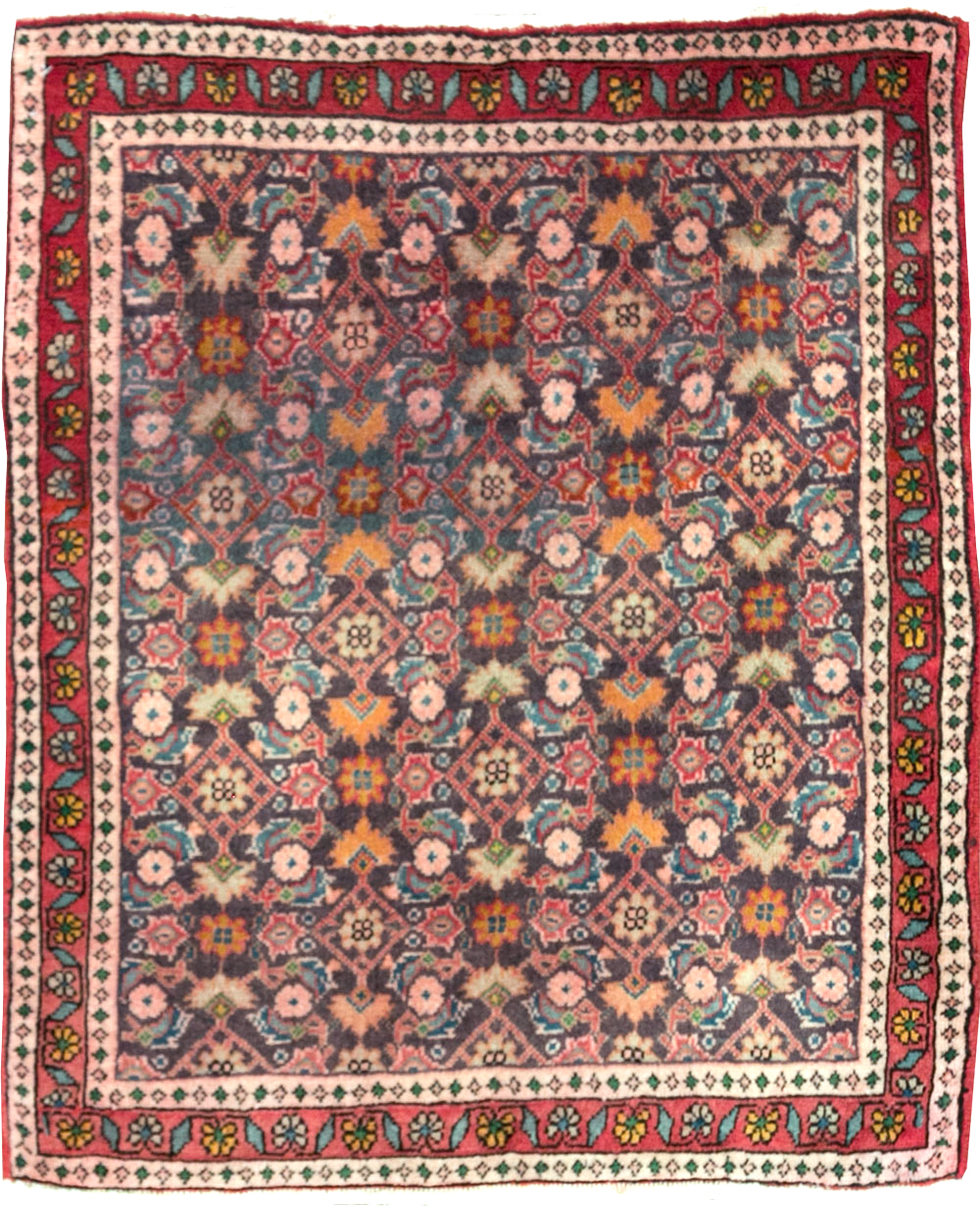 Vintage Persian Tabriz Rug (Pair: 2 of 2), No.27504 - Gss