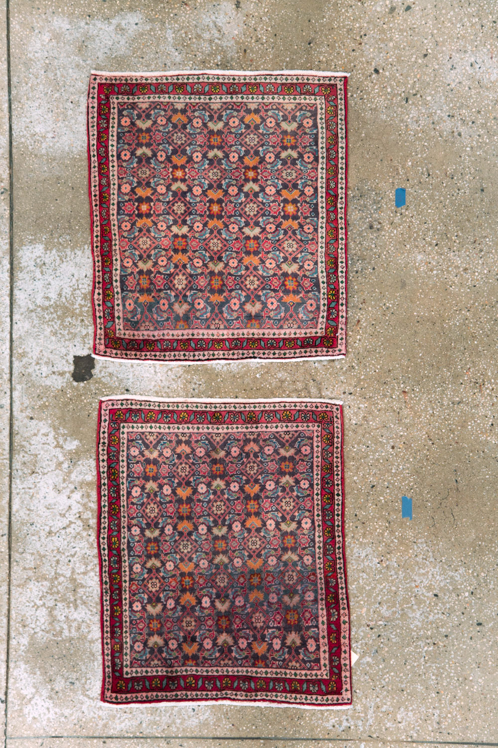 Vintage Persian Tabriz Rug (Pair: 2 of 2), No.27504 - Gss