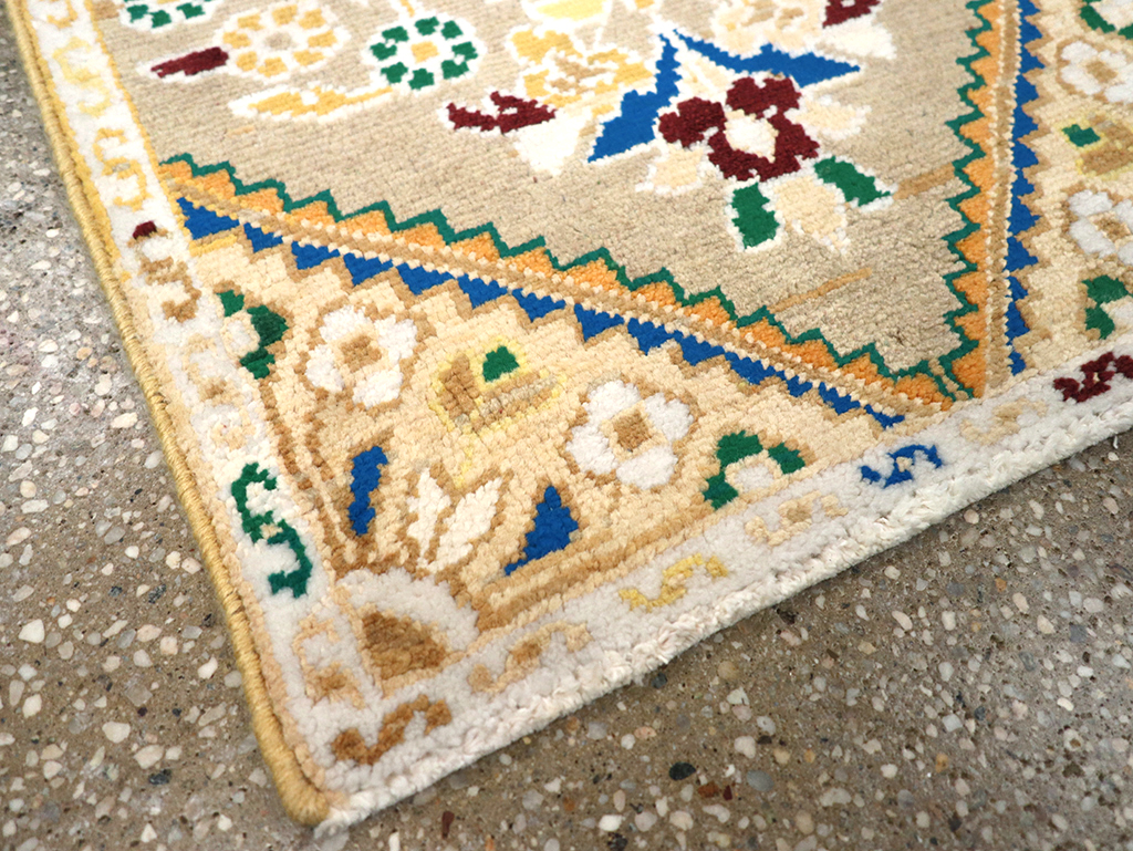 Vintage Persian Mahal Throw Rug (Pair: 1 of 2), No.27507 - Gss