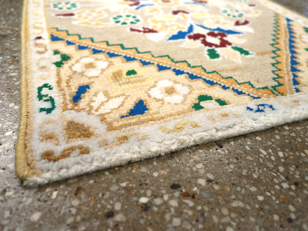 Vintage Persian Mahal Throw Rug (Pair: 1 of 2), No.27507 - Gss