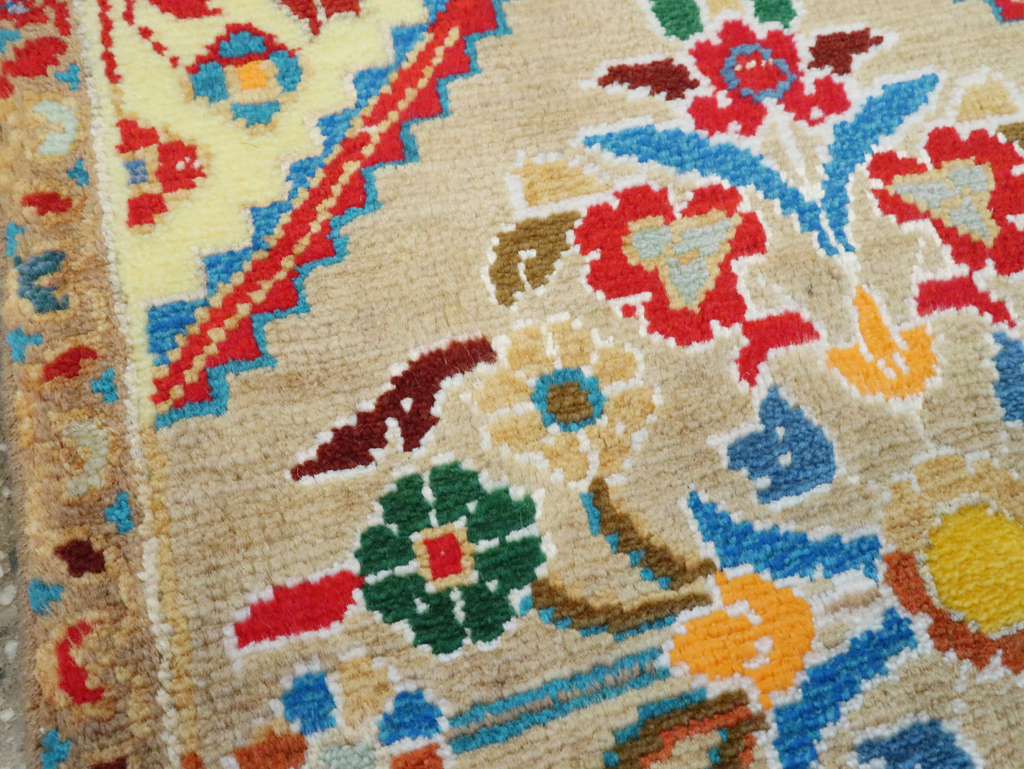 Vintage Persian Mahal Throw Rug (Pair: 1 of 2), No.27509 - Gss