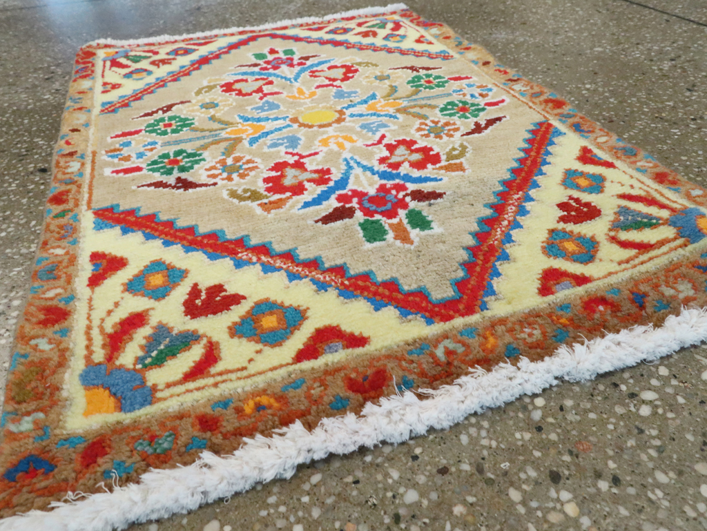 Vintage Persian Mahal Throw Rug (Pair: 1 of 2), No.27509 - Gss