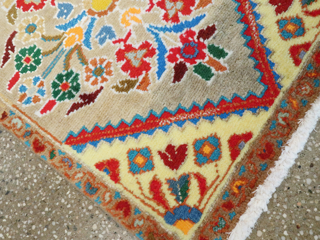 Vintage Persian Mahal Throw Rug (Pair: 1 of 2), No.27509 - Gss