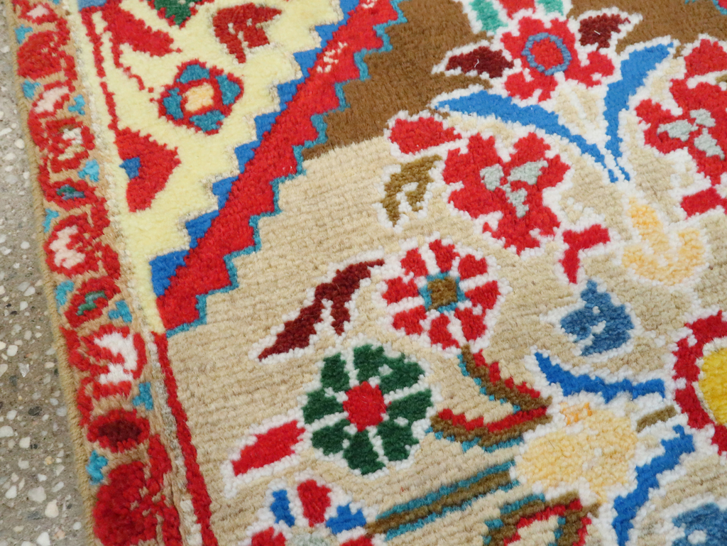 Vintage Persian Mahal Throw Rug (Pair: 2 of 2), No.27510 - Gss