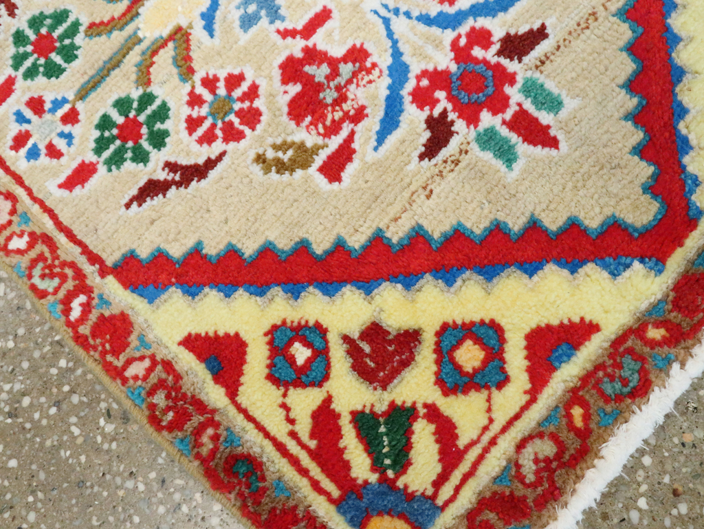 Vintage Persian Mahal Throw Rug (Pair: 2 of 2), No.27510 - Gss