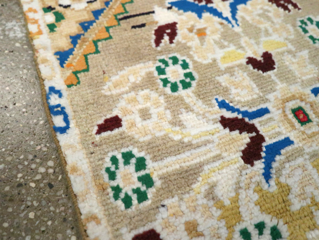 Vintage Persian Hamadan Throw Rug, No.27511 - Gss