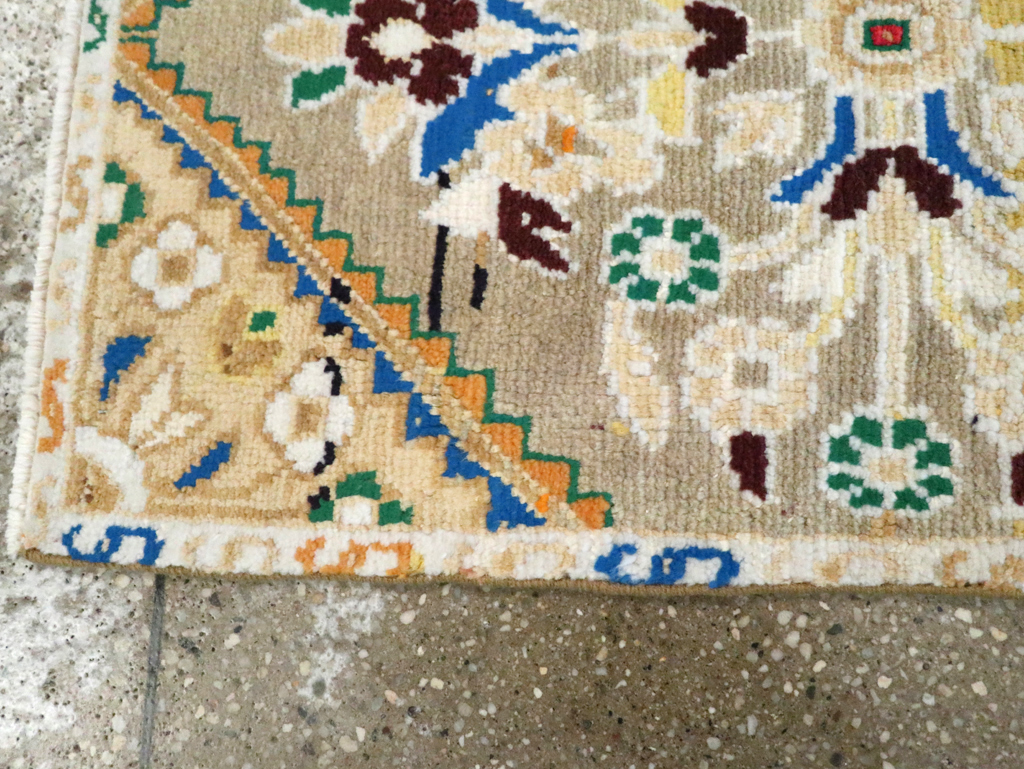 Vintage Persian Hamadan Throw Rug, No.27511 - Gss