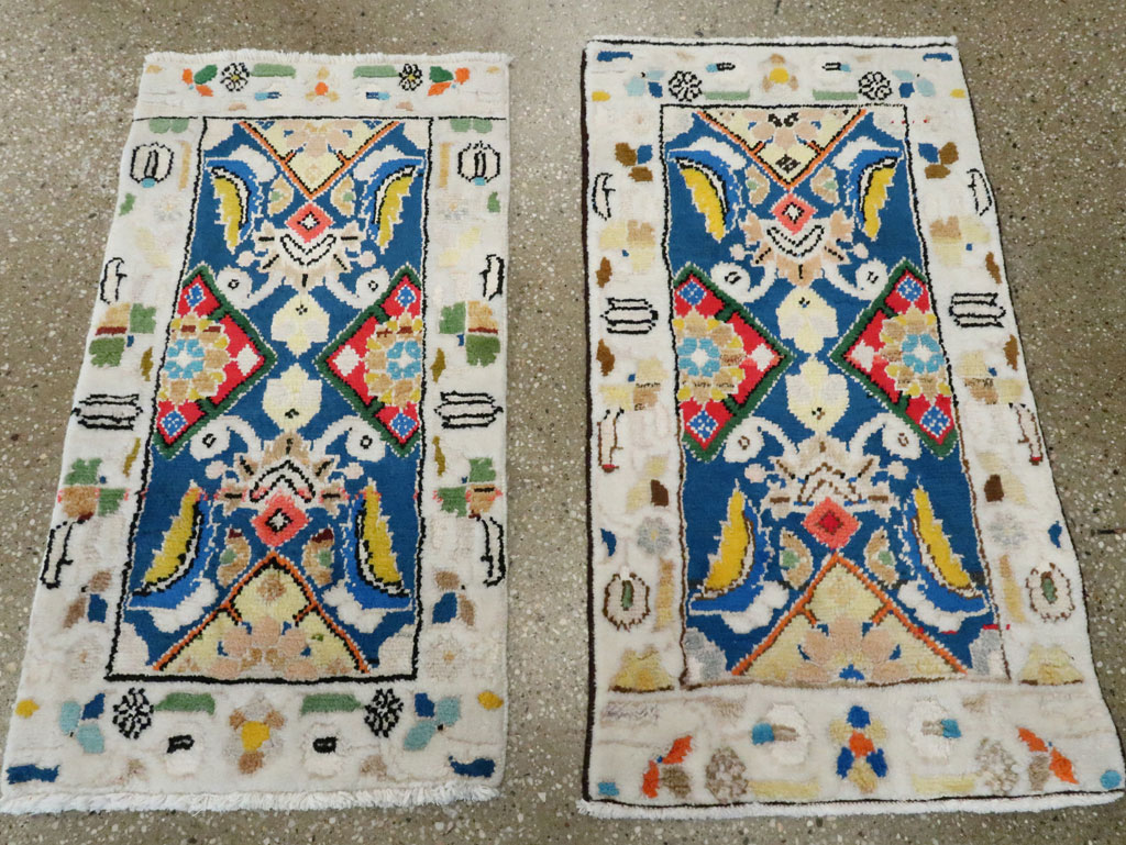 Vintage Persian Mahal Rug (Pair: 1 of 2), No.27512 - Gss