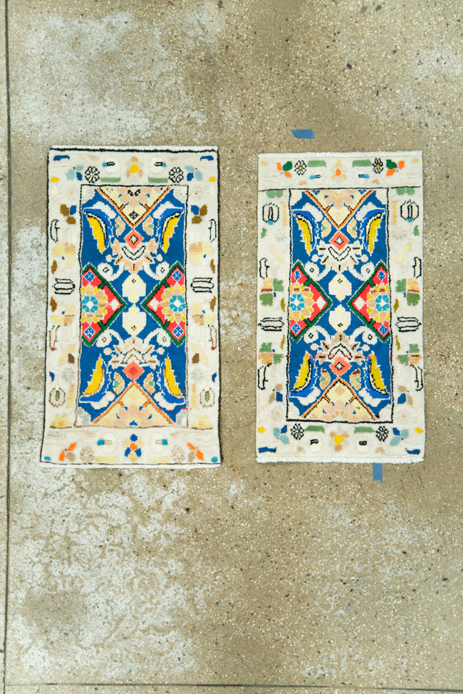 Vintage Persian Mahal Rug (Pair: 1 of 2), No.27512 - Gss