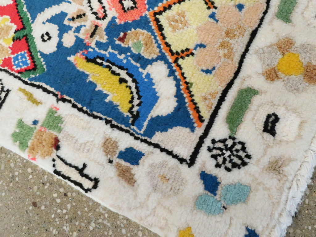 Vintage Persian Mahal Rug (Pair: 2 of 2), No.27513 - Gss