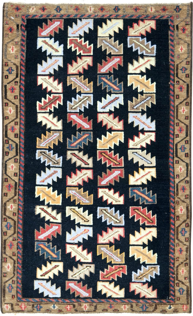 Vintage Persian Hamadan Rug, No.27515 - Gss