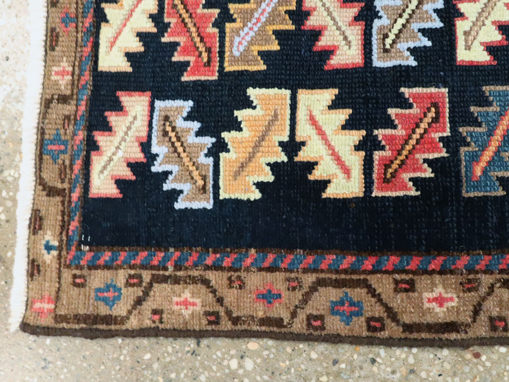 Vintage Persian Hamadan Rug, No.27515 - Gss