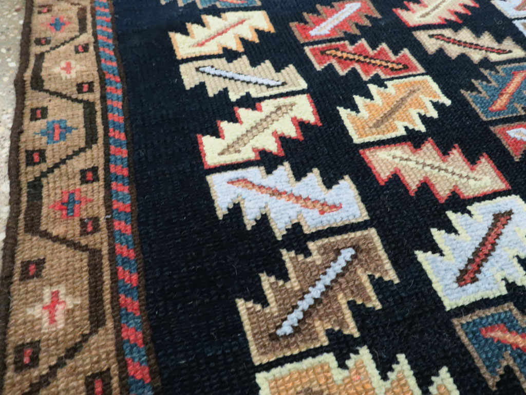 Vintage Persian Hamadan Rug, No.27515 - Gss