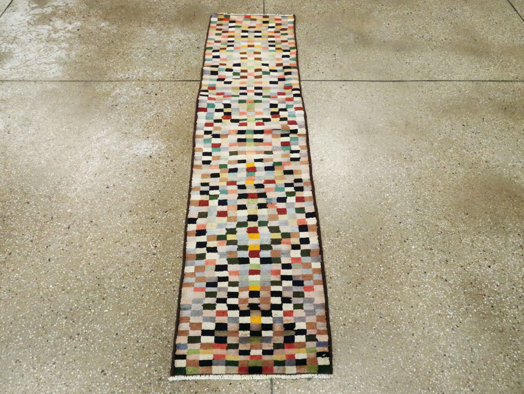 Vintage Persian Mahal Runner, No.27517 - Gss