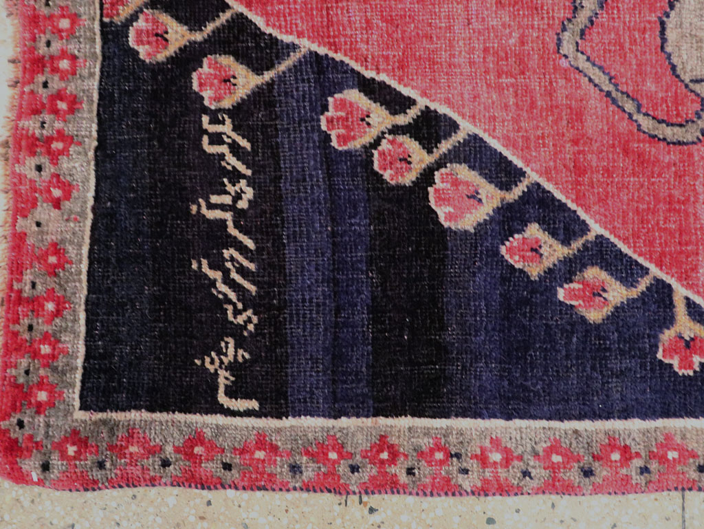 Vintage Kurdish Pictorial Rug, No.27521 - Gss