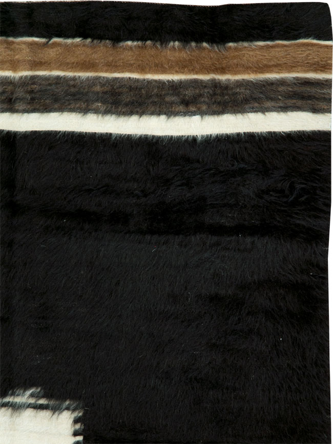 Vintage Turkish Mohair Accent Rug, No.27540 - Gss