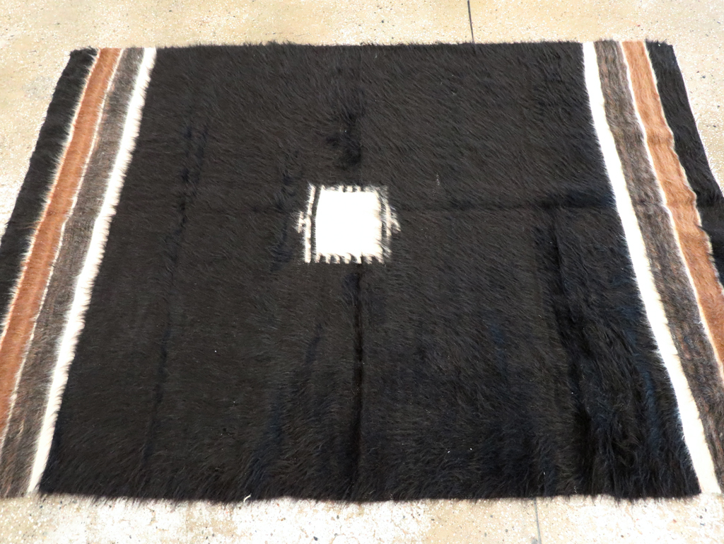Vintage Turkish Mohair Accent Rug, No.27540 - Gss