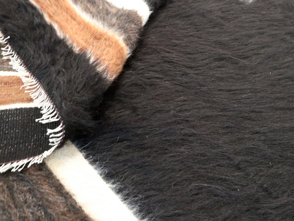 Vintage Turkish Mohair Accent Rug, No.27540 - Gss