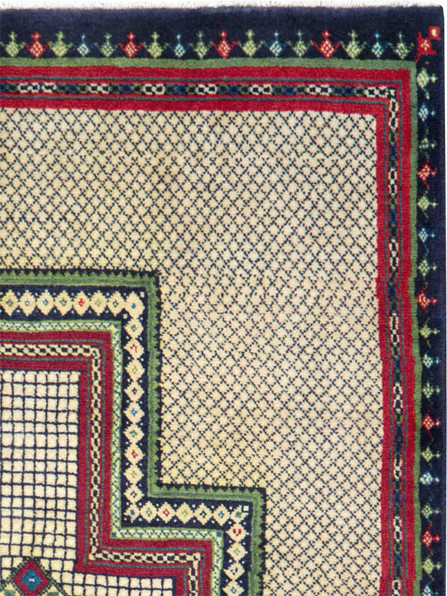 Vintage Persian Hamadan Rug, No.27541 - Gss