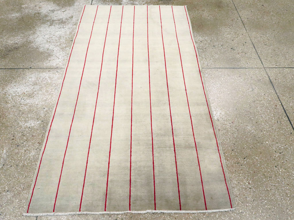 Vintage Persian Art Deco Mashad Throw Rug (Pair: 1 of 2), No.27543 - Gss