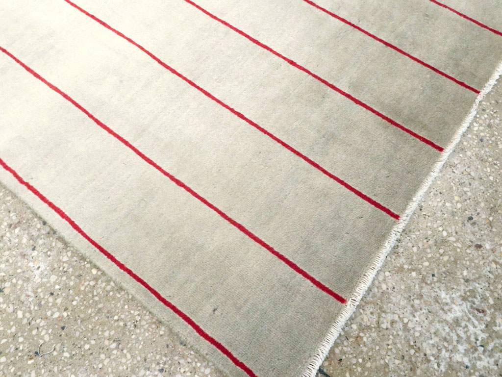 Vintage Persian Art Deco Mashad Throw Rug (Pair: 1 of 2), No.27543 - Gss