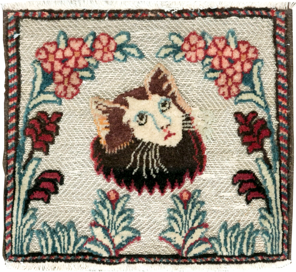 Vintage Persian Tabriz Souf Rug, No.27548 - Gss