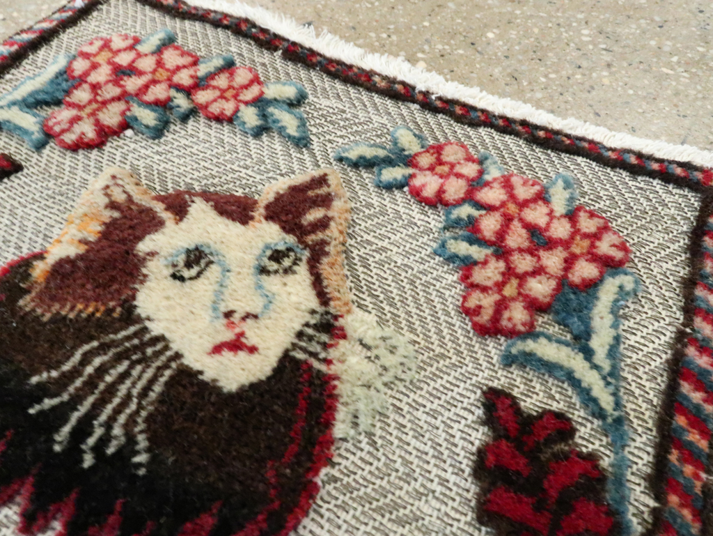 Vintage Persian Tabriz Souf Rug, No.27548 - Gss