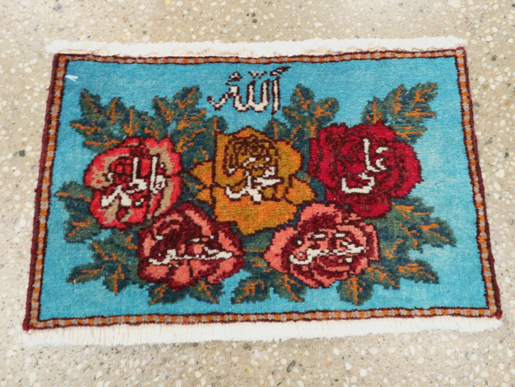 Vintage Persian Tabriz Throw Rug (Pair: 1 of 2), No.27550 - Gss