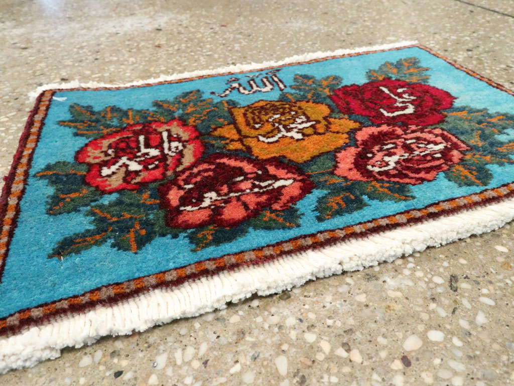 Vintage Persian Tabriz Throw Rug (Pair: 1 of 2), No.27550 - Gss