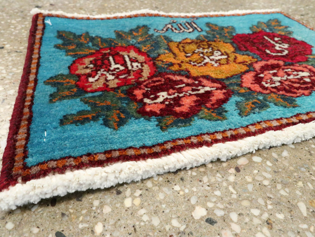 Vintage Persian Tabriz Throw Rug (Pair: 2 of 2), No.27551 - Gss