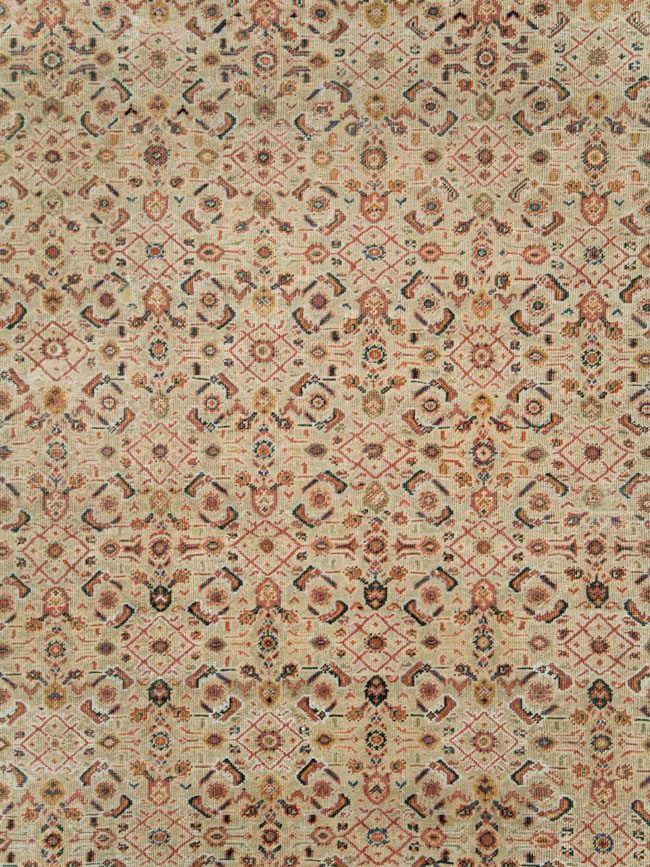 Antique Persian Mahal Large Carpet, No.27563 - Gss