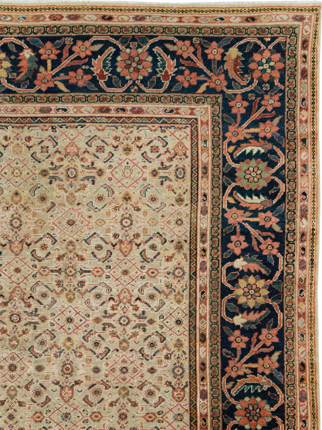 Antique Persian Mahal Large Carpet, No.27563 - Gss