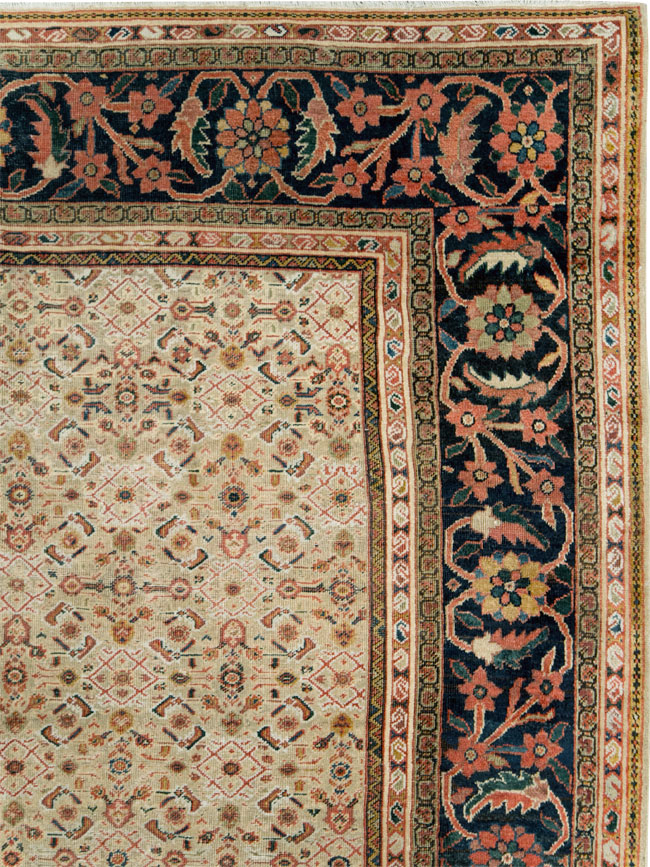 Antique Persian Mahal Large Carpet, No.27563 - Gss