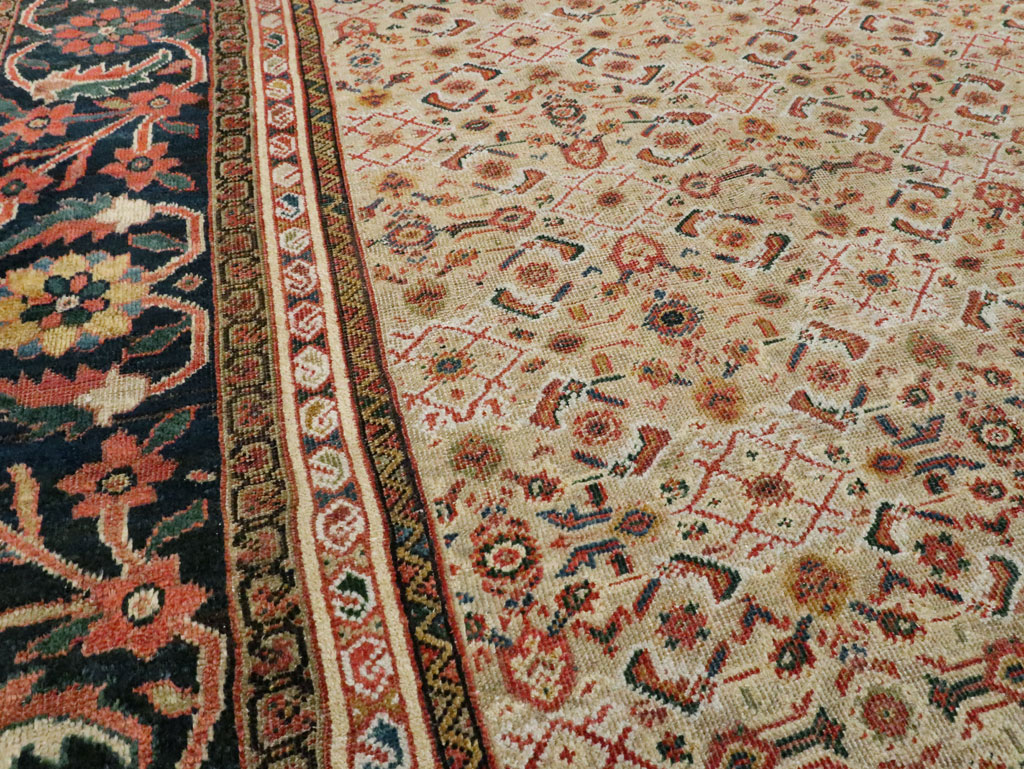 Antique Persian Mahal Large Carpet, No.27563 - Gss