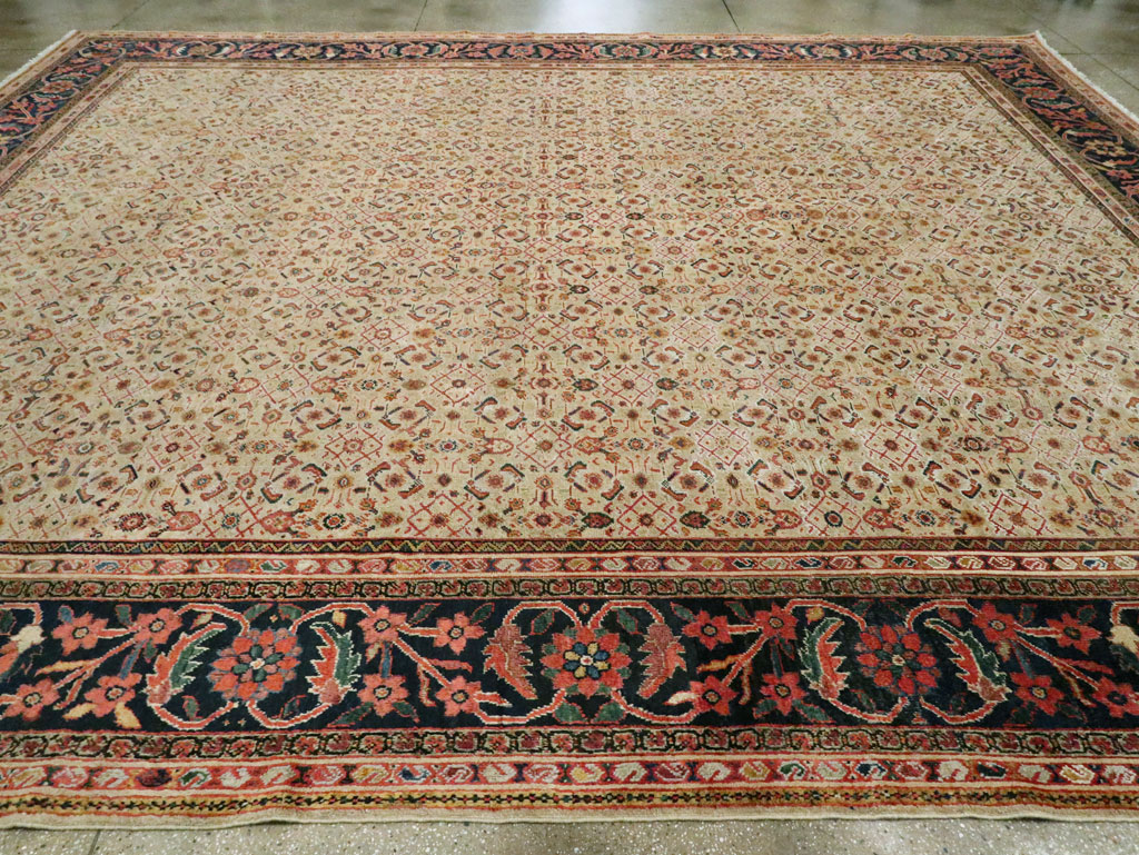 Antique Persian Mahal Large Carpet, No.27563 - Gss
