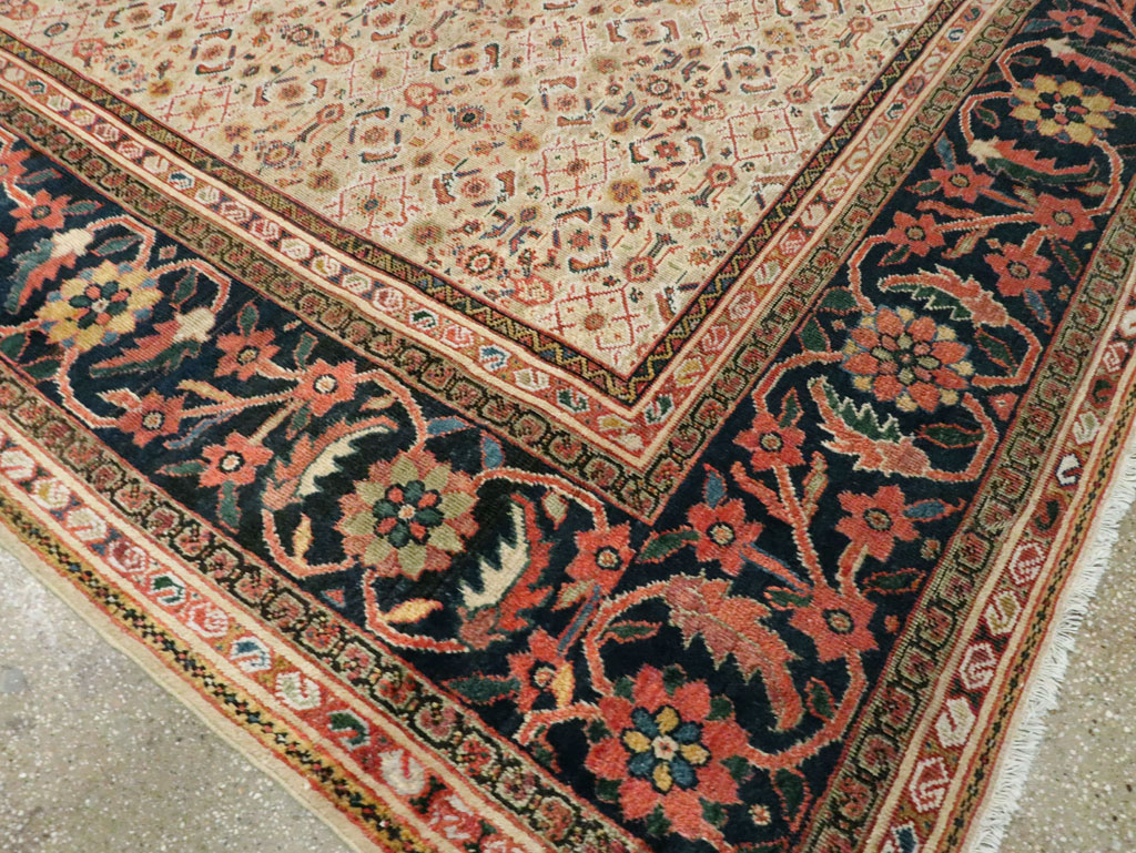 Antique Persian Mahal Large Carpet, No.27563 - Gss