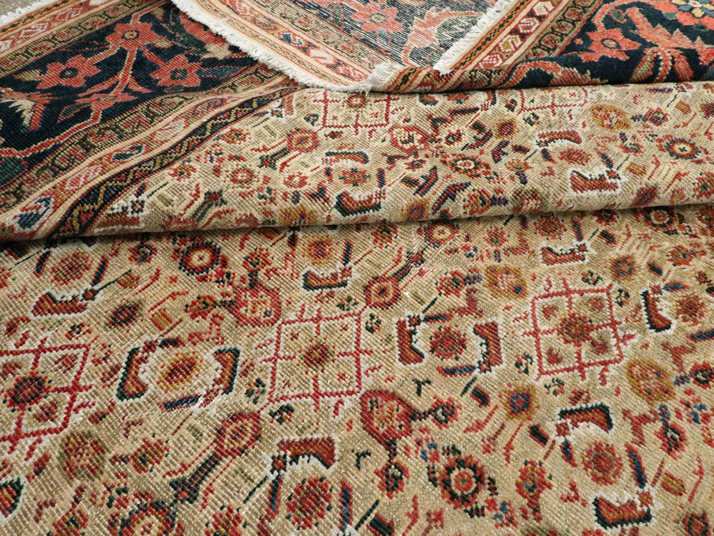Antique Persian Mahal Large Carpet, No.27563 - Gss