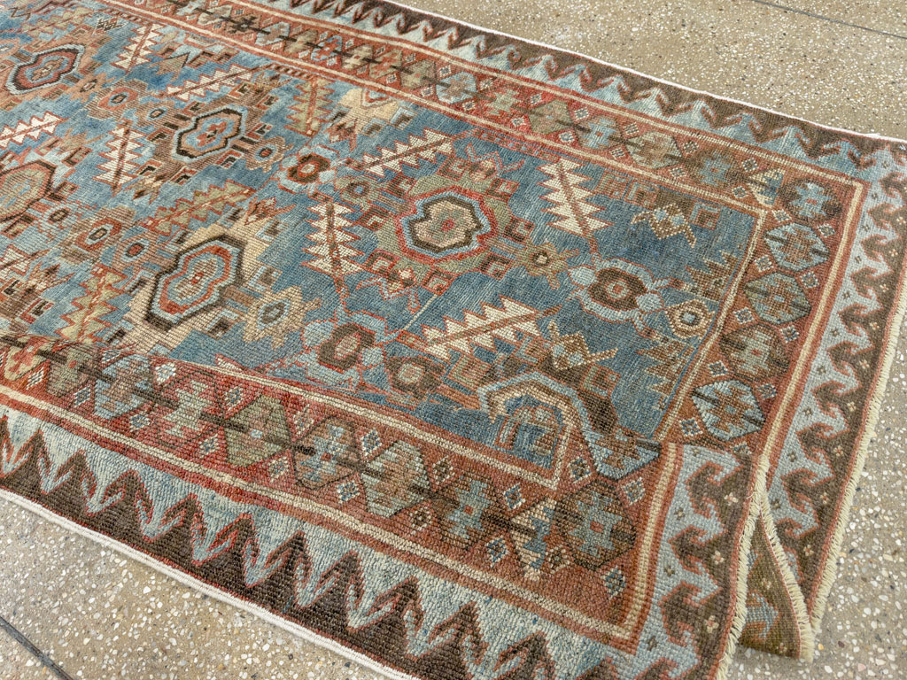 Antique Persian Bidjar Accent Rug, No.27564 - Gss