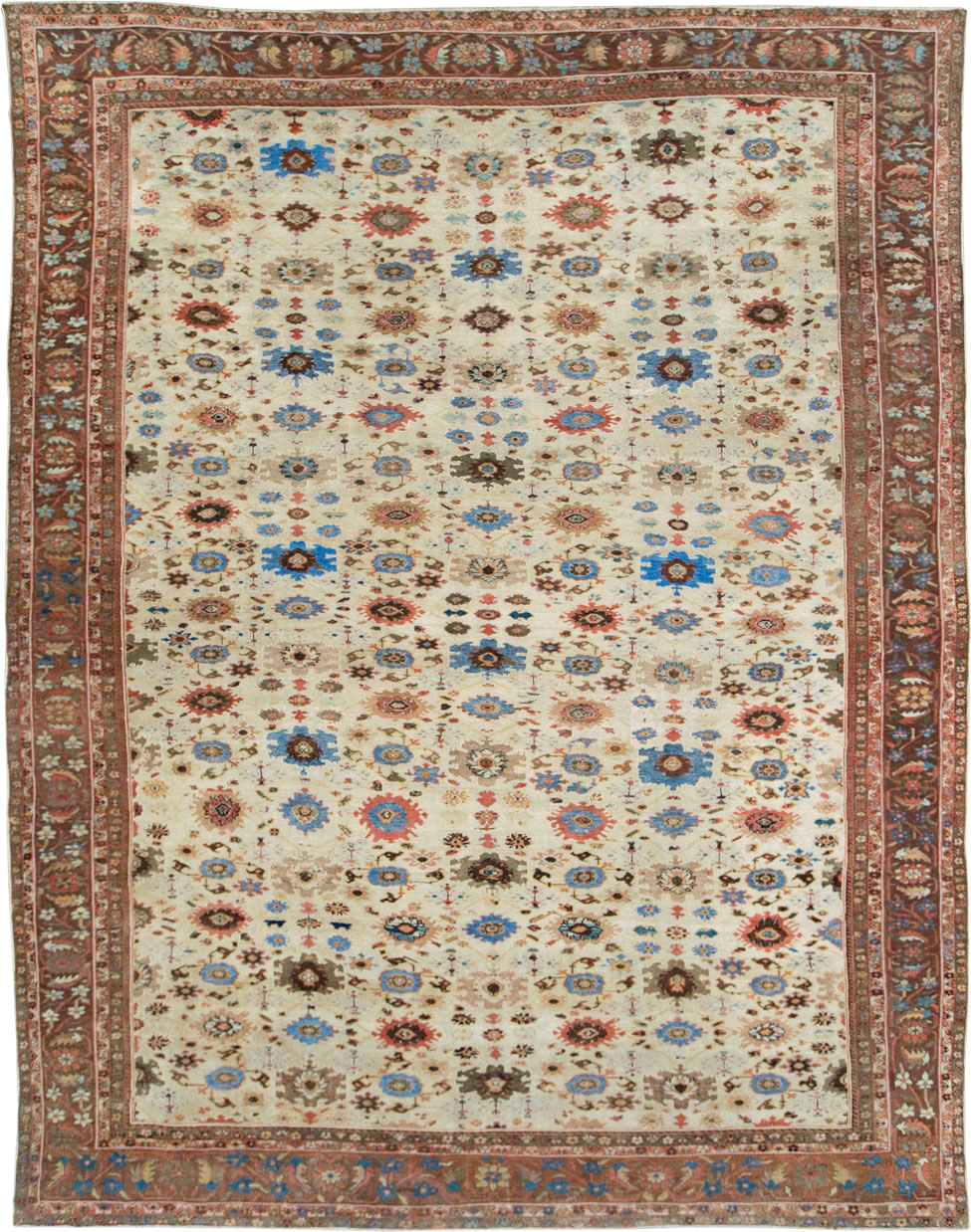Antique Persian Mahal Large Carpet, No.27567 - Gss