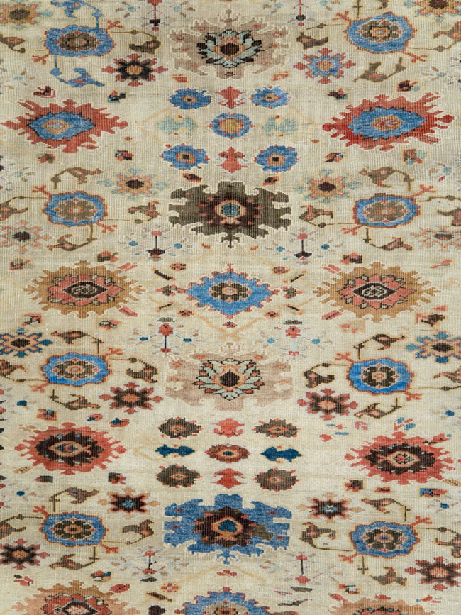Antique Persian Mahal Large Carpet, No.27567 - Gss