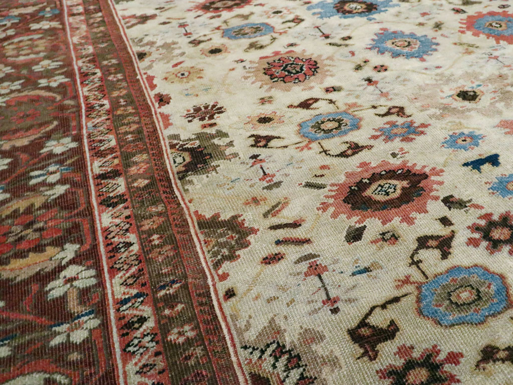 Antique Persian Mahal Large Carpet, No.27567 - Gss