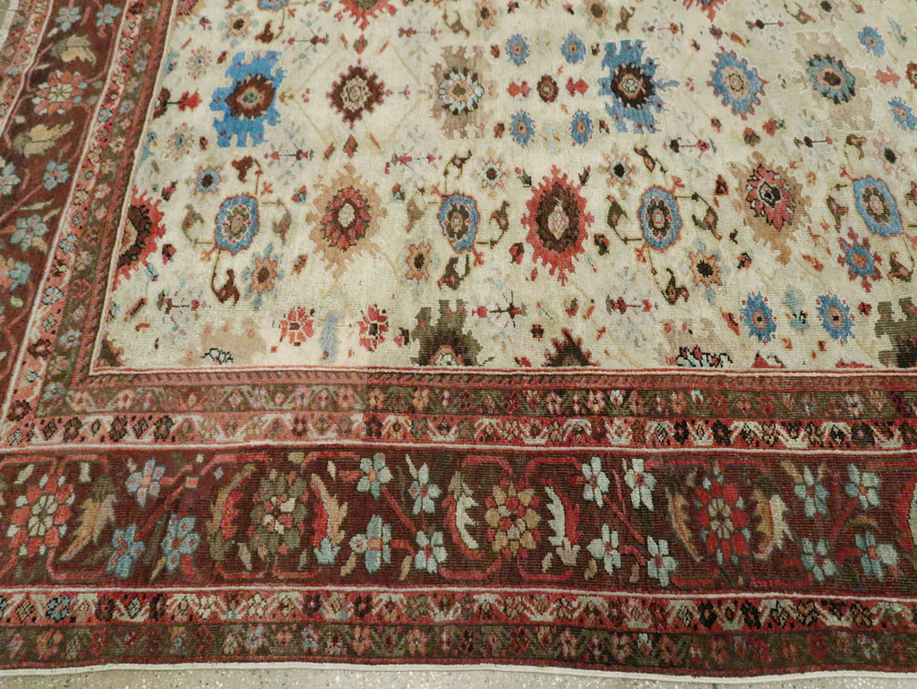 Antique Persian Mahal Large Carpet, No.27567 - Gss