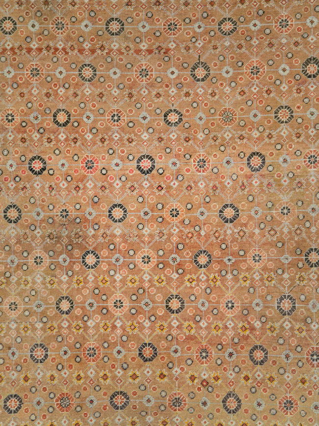 Antique East Turkestan Khotan Gallery Carpet, No.27573 - Gss