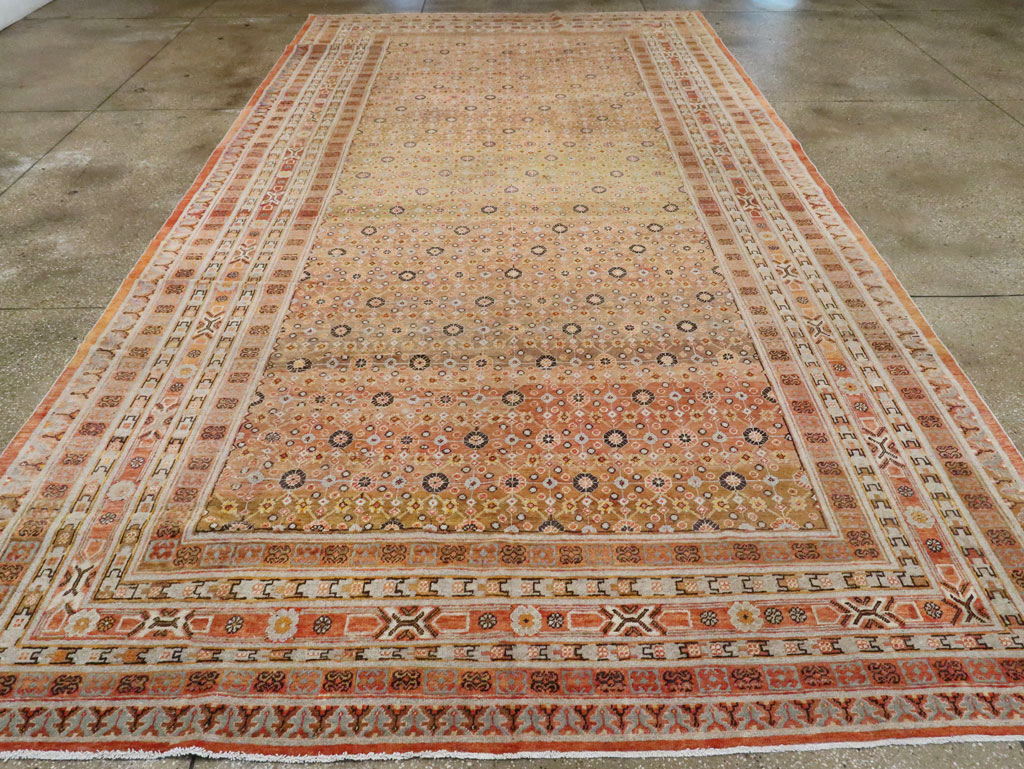 Antique East Turkestan Khotan Gallery Carpet, No.27573 - Gss